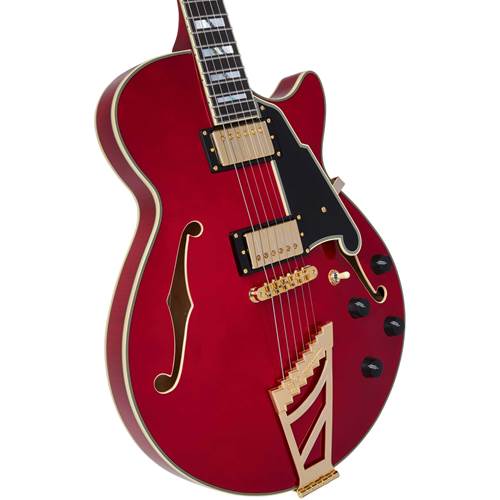 D'Angelico Excel SS Stairstep Trans Cherry D'Angelico Excel SS Stairstep Trans Cherry