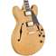 D'Angelico Deluxe DC Semi Hollow Satin Honey Front View