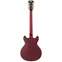 D'Angelico Deluxe Mini DC Satin Trans Wine Back View
