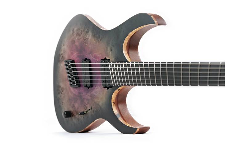 Mayones Duvell Elite VF 6 Eye Poplar/ Mahogany Khaya Galaxy Eye Purple Satine Bare Knuckle TKO (Black) #DF2312616 Mayones Duvell Elite VF 6 Eye Poplar/ Mahogany Khaya Galaxy Eye Purple Satine Bare Knuckle TKO (Black) #DF2312616