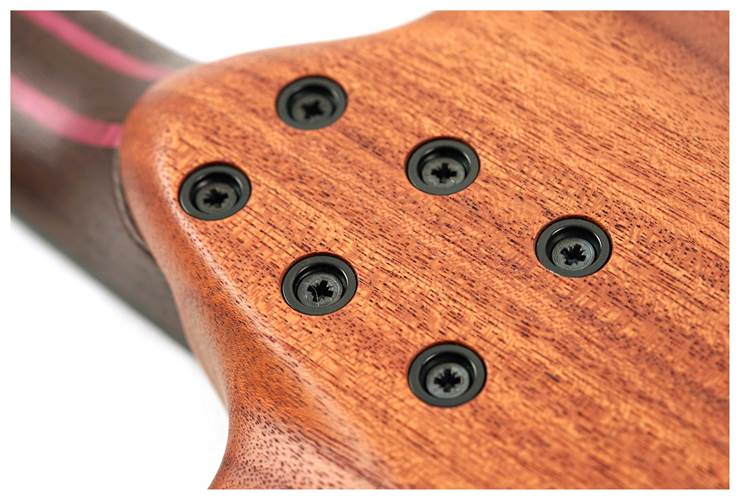 Mayones Hydra Elite 6 Eye Poplar/Mahogany Khaya Trans Black Satin Gold #HF2309658 Mayones Hydra Elite 6 Eye Poplar/Mahogany Khaya Trans Black Satin Gold #HF2309658
