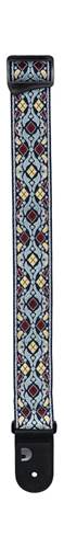D'Addario Eco-Comfort Jacquard Woven Guitar Strap Navy D'Addario Eco-Comfort Jacquard Woven Guitar Strap Navy