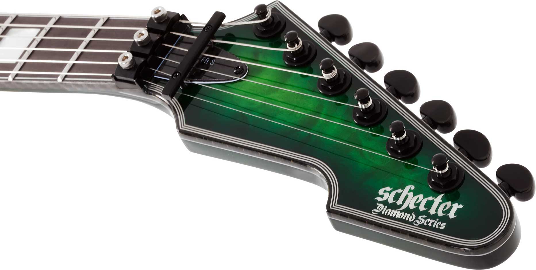 Schecter E-1 FR-S Special Edition Green Burst | guitarguitar