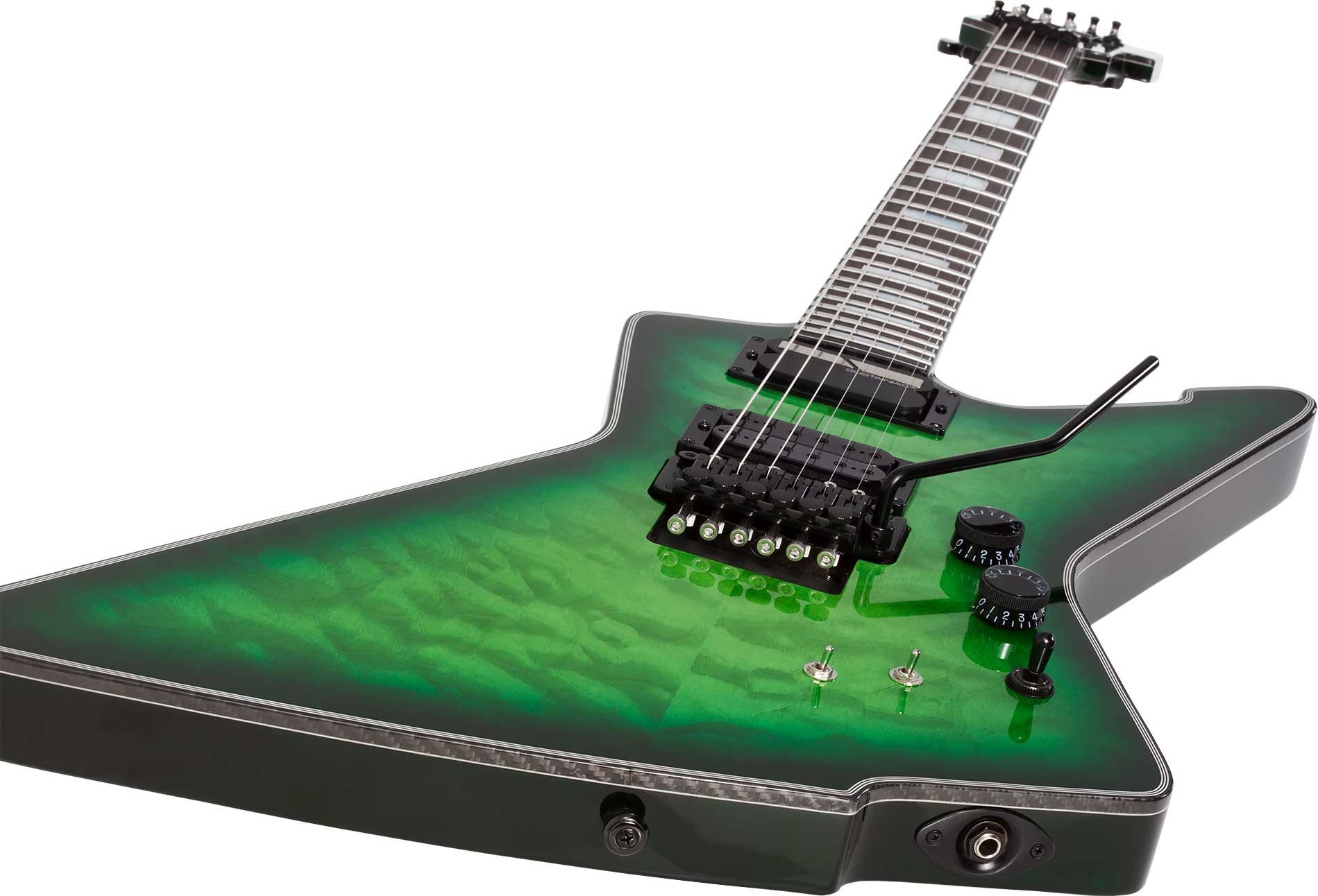 Schecter E-1 FR-S Special Edition Green Burst | guitarguitar