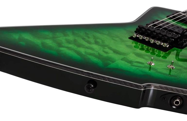 Schecter E-1 FR-S Special Edition Green Burst Schecter E-1 FR-S Special Edition Green Burst
