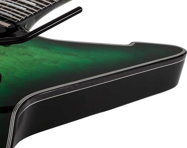 Schecter E-1 FR-S Special Edition Green Burst Schecter E-1 FR-S Special Edition Green Burst