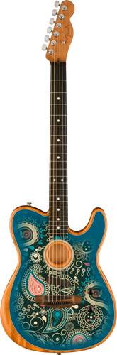 Fender FSR American Acoustasonic Telecaster Blue Paisley