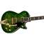 Gretsch Custom Shop G6128 Burled Maple Duo Jet Closet Classic Trans Green Burst Masterbuilt by Gonzalo Madrigal Front View