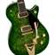Gretsch Custom Shop G6128 Burled Maple Duo Jet Closet Classic Trans Green Burst Masterbuilt by Gonzalo Madrigal Front View
