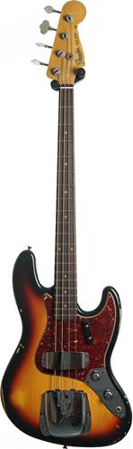 Fender Custom Shop 62 Jazz Bass Relic 3-Color Sunburst #CZ572525 Fender Custom Shop 62 Jazz Bass Relic 3-Color Sunburst #CZ572525