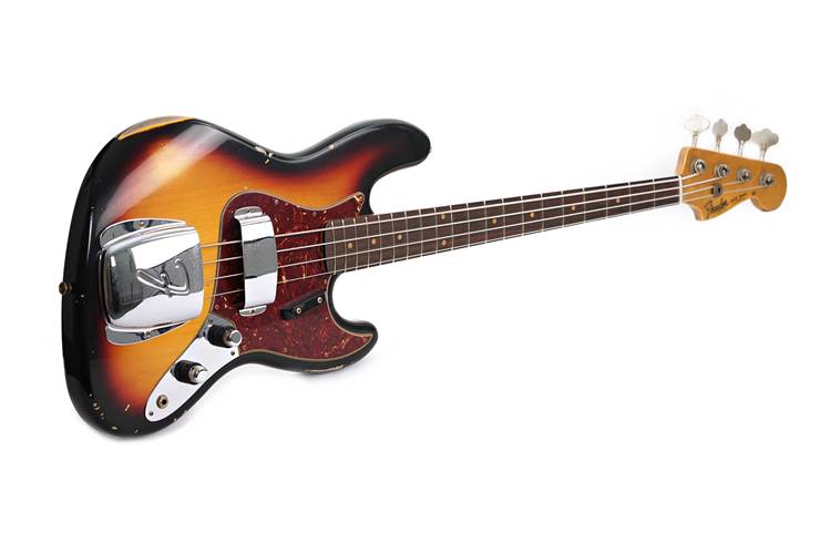 Fender Custom Shop 62 Jazz Bass Relic 3-Color Sunburst #CZ572525 Fender Custom Shop 62 Jazz Bass Relic 3-Color Sunburst #CZ572525