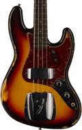 Fender Custom Shop 62 Jazz Bass Relic 3-Colour Sunburst