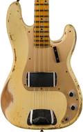Fender Custom Shop 58 Precision Bass Heavy Relic Vintage White