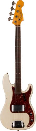 Fender Custom Shop 63 Precision Bass Journeyman Relic Aged Olympic White