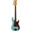 Fender Custom Shop 63 Precision Bass Journeyman Relic Aged Daphne Blue Front View