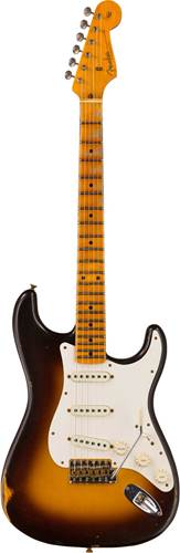 Fender Custom Shop Limited Edition Fat '50s Stratocaster Relic Wide-Fade Chocolate 2-Colour Sunburst