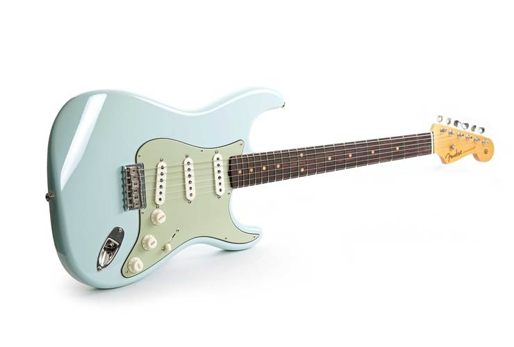 Fender Custom Shop Vintage Custom '59 Hardtail Stratocaster Time Capsule Faded Aged Sonic Blue #R137933 Fender Custom Shop Vintage Custom '59 Hardtail Stratocaster Time Capsule Faded Aged Sonic Blue #R137933
