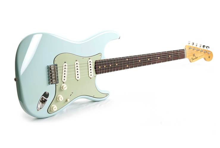 Fender Custom Shop Vintage Custom '59 Hardtail Stratocaster Time Capsule Faded Aged Sonic Blue #R135738 Fender Custom Shop Vintage Custom '59 Hardtail Stratocaster Time Capsule Faded Aged Sonic Blue #R135738