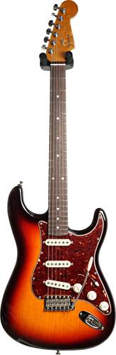 Fender Custom Shop American Custom Stratocaster NOS Chocolate 3-Color Sunburst Rosewood Fingerboard #XN14244