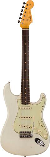 Fender Custom Shop 1963 Stratocaster Journeyman Relic With Closet Classic Hardware Aged Olympic White