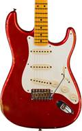 Fender Custom Shop 58 Stratocaster Relic Faded Aged Candy Apple Red