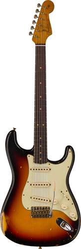 Fender Custom Shop Limited Edition '63 Stratocaster Relic 3-Colour Sunburst