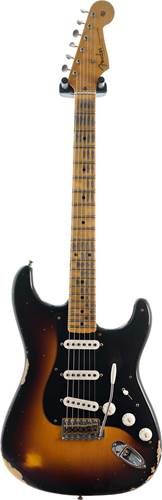 Fender Custom Shop Ancho Poblano Stratocaster Relic 2-Color Sunburst #CZ566255