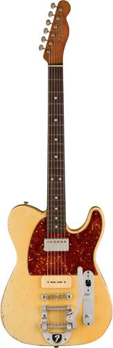 Fender Custom Shop Custom '63 Telecaster Journeyman Relic Masterbuilt By Dale Wilson Aged Olympic White