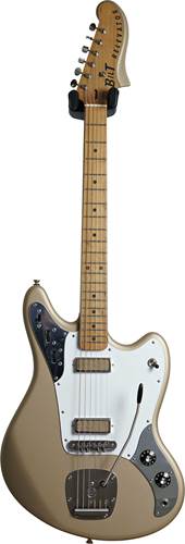 BilT Relevator Shoreline Gold Metallic Satin Maple Fingerboard Mojo Gold Foil Mini Humbuckers Mastery Trem #22879 BilT Relevator Shoreline Gold Metallic Satin Maple Fingerboard Mojo Gold Foil Mini Humbuckers Mastery Trem #22879