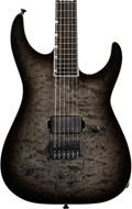 ESP E-II M-I THRU NT QM See Thru Black Sunburst