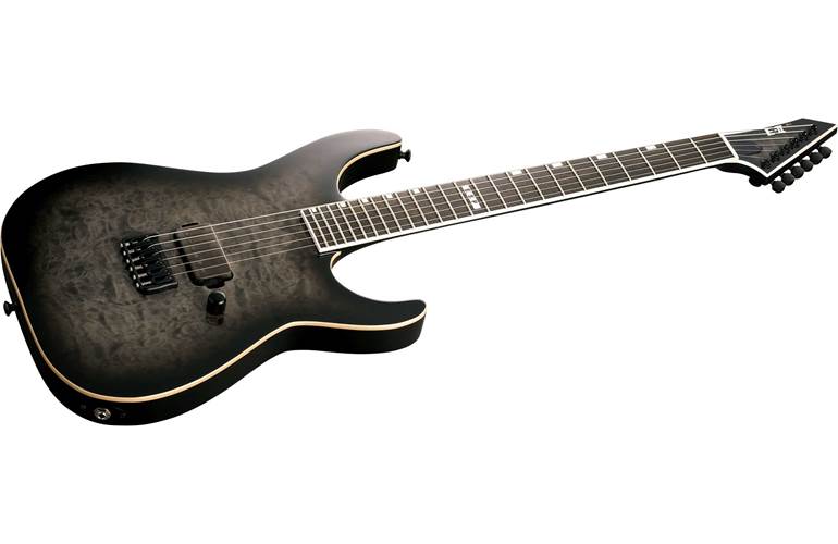 ESP E-II M-I THRU NT QM See Thru Black Sunburst ESP E-II M-I THRU NT QM See Thru Black Sunburst