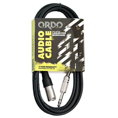 Ordo 10ft/3m Male XLR - Stereo Jack Cable Ordo 10ft/3m Male XLR - Stereo Jack Cable