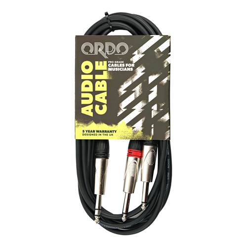 Ordo 10ft/3m Y Cable Stereo Jack to 2 Jack Ordo 10ft/3m Y Cable Stereo Jack to 2 Jack