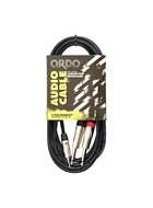 Ordo 10ft/3m Y Cable Stereo Mini Jack to 2 Jack