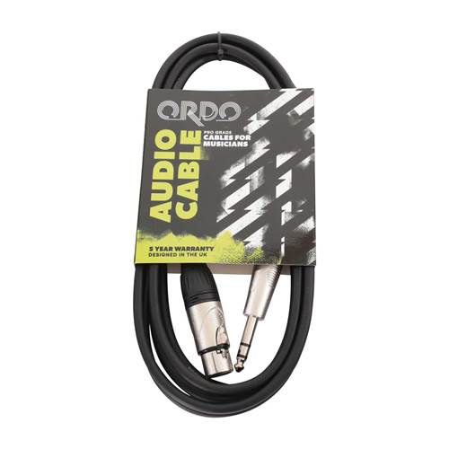Ordo 20ft/6m Stereo Jack Male XLR Cable