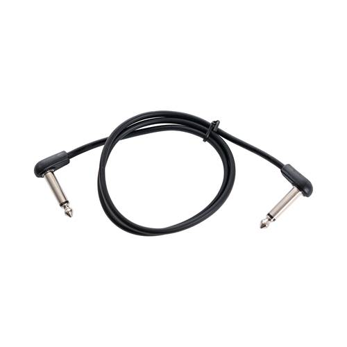Ordo Flat Patch Cable 60cm Black Right Angle to Right Angle