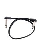 Ordo Flat Patch Cable 30cm Black Right Angle to Right Angle