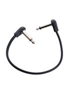 Ordo Flat Patch Cable 20cm Black Right Angle to Right Angle