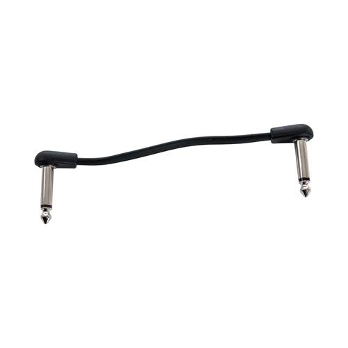 Ordo Flat Patch Cable 10cm Black Right Angle to Right Angle
