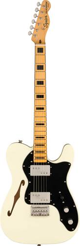 Squier FSR Classic Vibe 70s Telecaster Thinline Olympic White Maple Fingerboard