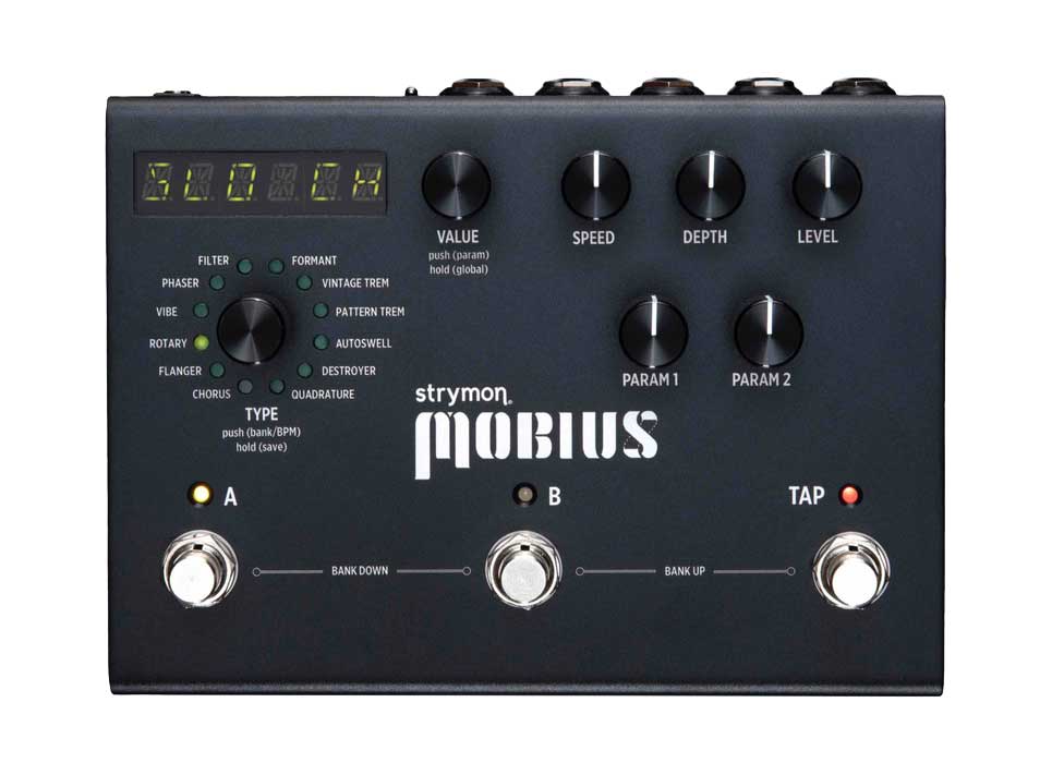 Strymon Mobius Midnight Edition Modulation Pedal | guitarguitar