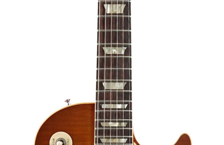 Gibson Custom Shop 59 Les Paul Standard Made 2 Measure Hand Selected Top Dark Butterscotch Burst Murphy Lab Light Aged #93448 Gibson Custom Shop 59 Les Paul Standard Made 2 Measure Hand Selected Top Dark Butterscotch Burst Murphy Lab Light Aged #93448