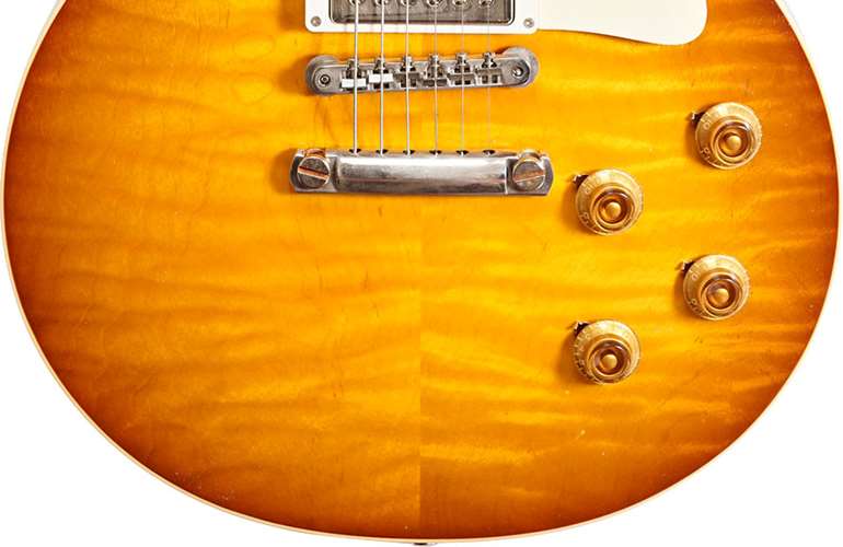 Gibson Custom Shop 59 Les Paul Standard Made 2 Measure Hand Selected Top Dark Butterscotch Burst VOS (Ex-Demo) #93461 Gibson Custom Shop 59 Les Paul Standard Made 2 Measure Hand Selected Top Dark Butterscotch Burst VOS (Ex-Demo) #93461