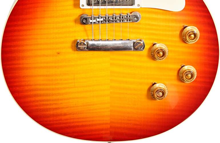 Gibson Custom Shop 59 Les Paul Standard Made 2 Measure Hand Selected Top Aged Cherry Sunburst VOS #93526 Gibson Custom Shop 59 Les Paul Standard Made 2 Measure Hand Selected Top Aged Cherry Sunburst VOS #93526