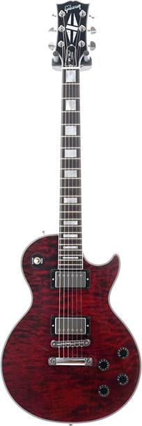 Gibson Custom Shop Les Paul Custom Hand Selected Quilt Top Made 2 Measure Fire Tiger Gloss #CS300535