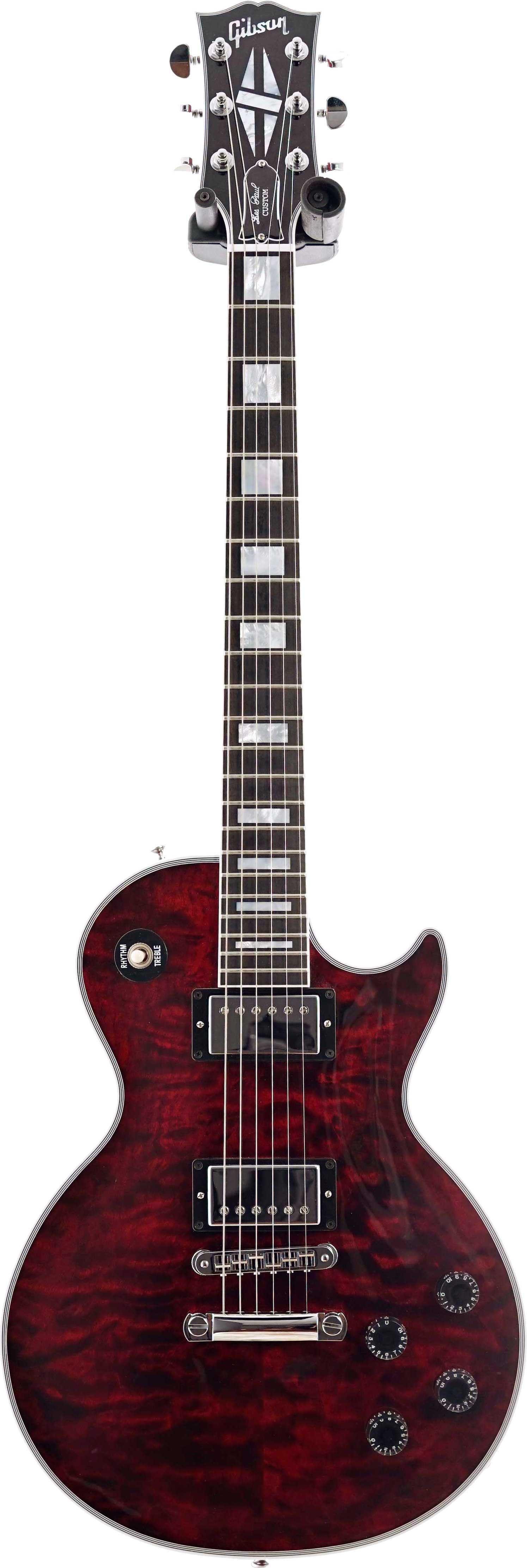 Gibson Custom Shop Les Paul Custom Hand Selected Quilt Top Made 2 Measure Fire Tiger Gloss #CS300558