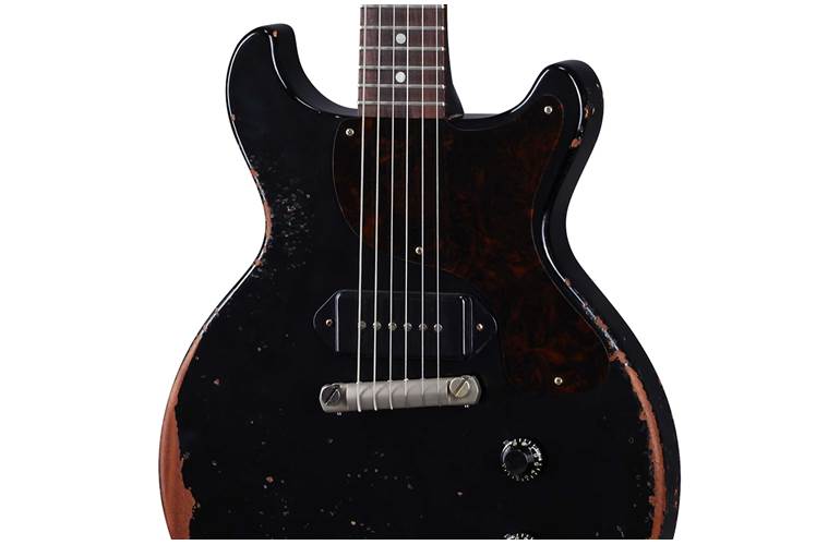 Gibson Custom Shop Murphy Lab 1960 Les Paul Junior Double Cut Reissue Ultra Heavy Aged Ebony Gibson Custom Shop Murphy Lab 1960 Les Paul Junior Double Cut Reissue Ultra Heavy Aged Ebony