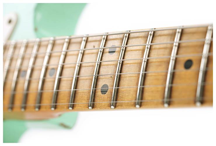John Cruz Custom Guitars Crossville ST Surf Green Whole Lotta Playing Ash Maple Fingerboard John Cruz Custom Guitars Crossville ST Surf Green Whole Lotta Playing Ash Maple Fingerboard