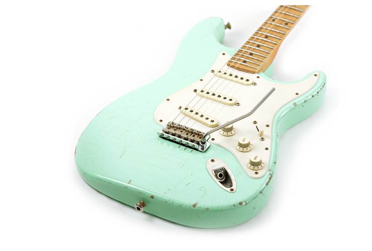 John Cruz Custom Guitars Crossville ST Surf Green Whole Lotta Playing Ash Maple Fingerboard John Cruz Custom Guitars Crossville ST Surf Green Whole Lotta Playing Ash Maple Fingerboard