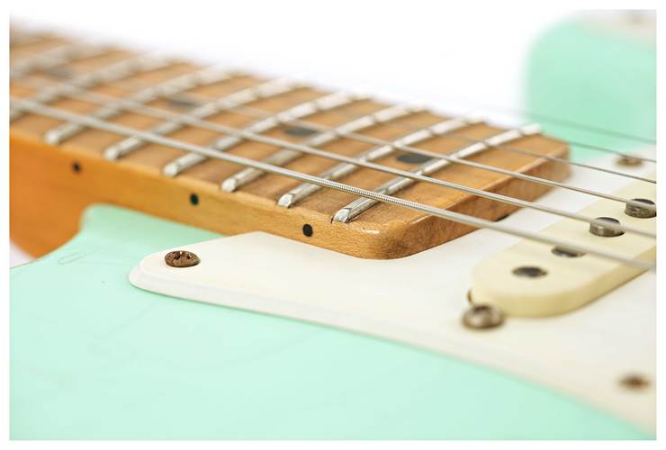 John Cruz Custom Guitars Crossville ST Surf Green Whole Lotta Playing Ash Maple Fingerboard John Cruz Custom Guitars Crossville ST Surf Green Whole Lotta Playing Ash Maple Fingerboard